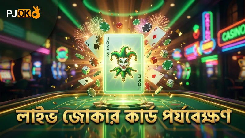 লাইভ ডিলার সেশনে জোকার কার্ড পর্যবেক্ষণ দক্ষতা বাড়ায়