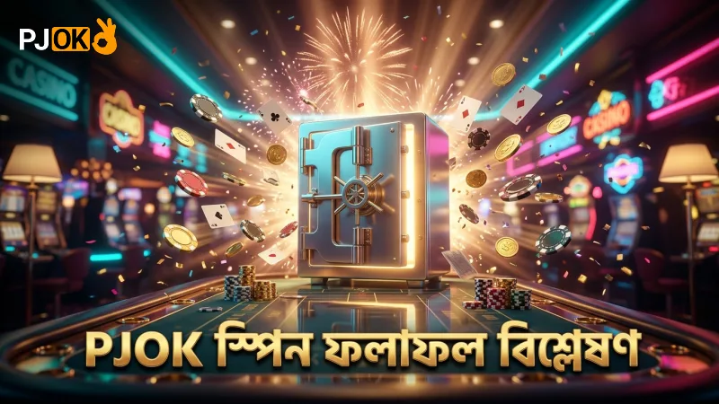 ১০০ স্পিনের ফলাফল ও ভলটাইলিটি বিশ্লেষণে PJOK এর ভূমিকা