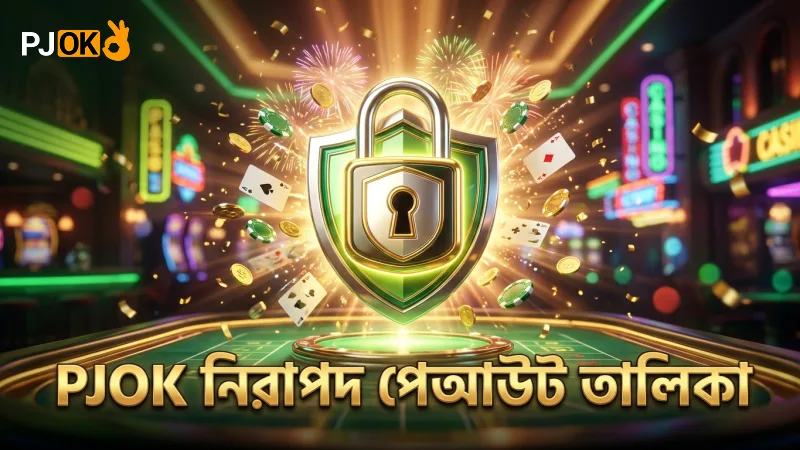 PJOK এর নিরাপদ আরএনজি প্রযুক্তি ও অনুমোদিত পেআউট তালিকা।