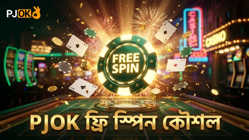 PJOK ফ্রি স্পিন ও মাল্টিপ্লায়ার সুবিধা বাড়ায়।