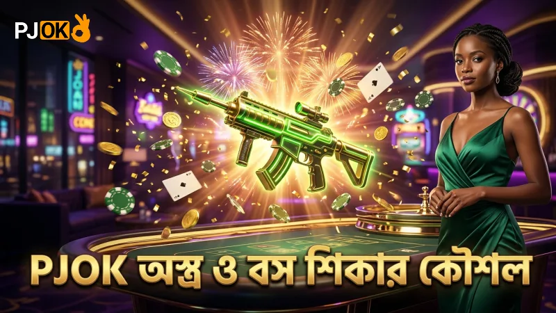 PJOK প্ল্যাটফর্মে অস্ত্র ব্যবহার ও বস শিকারের ভিডিও থেকে অভিজ্ঞতা
