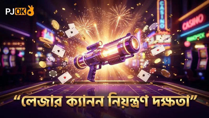 লেজার ক্যাননের সঠিক নিয়ন্ত্রণে গেমের দক্ষতা বৃদ্ধি হয়