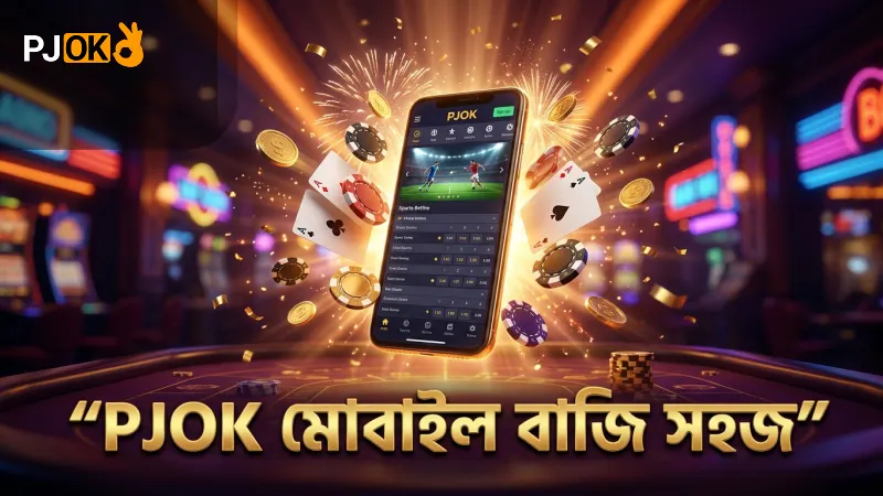 PJOK প্ল্যাটফর্মে মোবাইল থেকে সহজ বাজি ধরার ধাপ